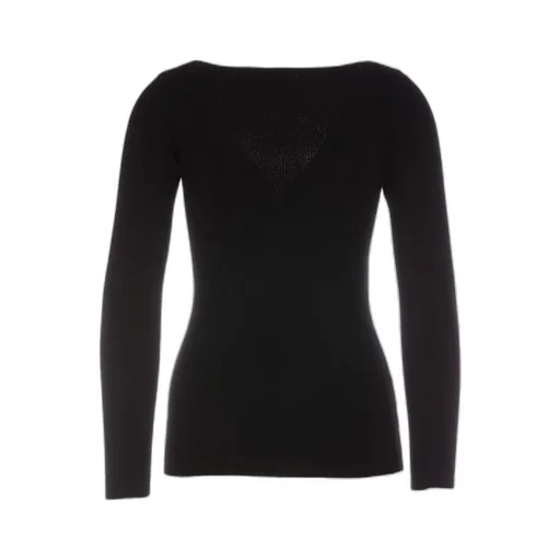 Pinko Love Birds V-Neck Long-Sleeved Top