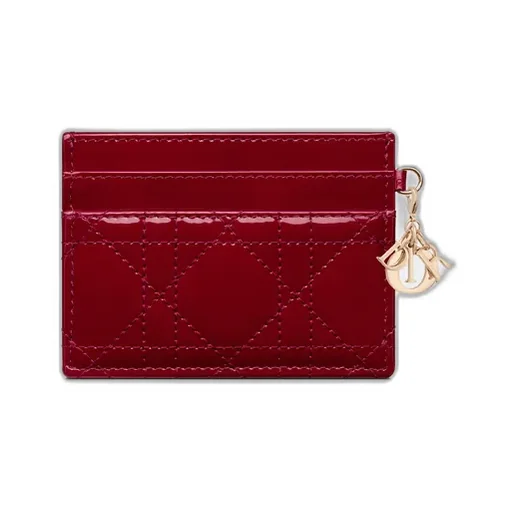 Lady Dior Freesia Card Holder
