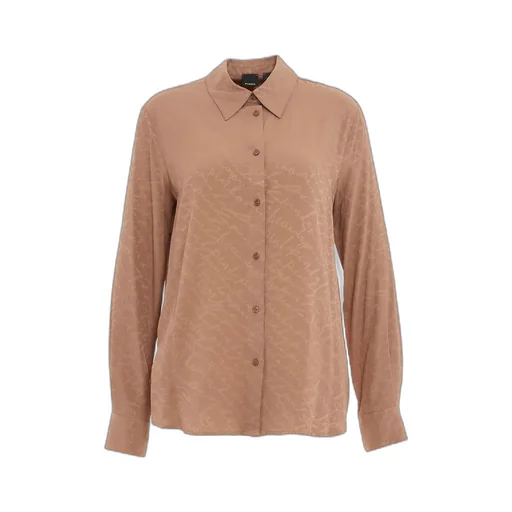 Pinko All-Over Patterned Long-Sleeved Shirt