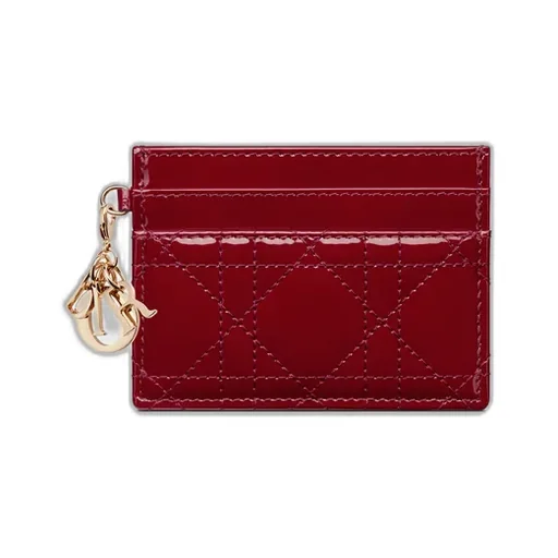 Lady Dior Freesia Card Holder