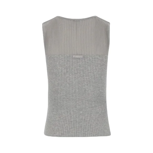 Pinko Ribbed Sleeveless Top