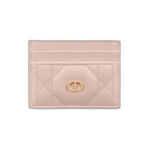 Dior Caro Freesia Card Holder With Crystals