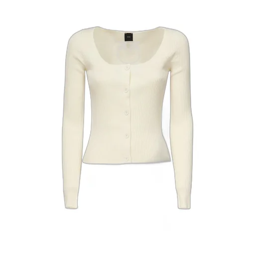 Pinko Bird Logo Cropped Cardigan