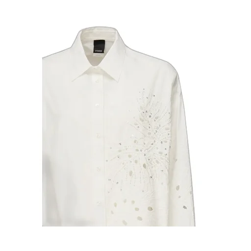 Pinko Bead-Embellished Buttoned Shirt