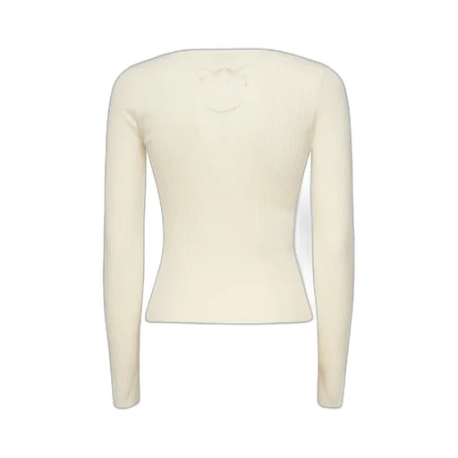Pinko Bird Logo Cropped Cardigan