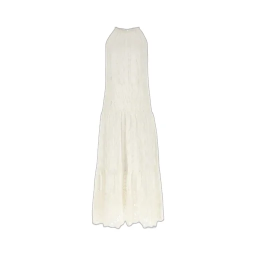 Pinko Elasticated Waistband Laced Maxi Dress