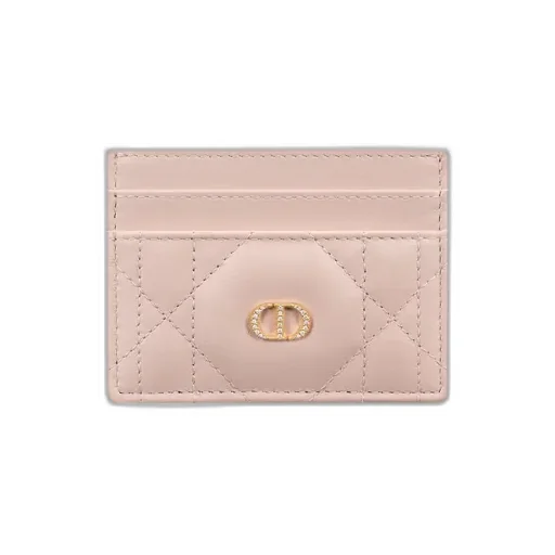 Dior Caro Freesia Card Holder With Crystals