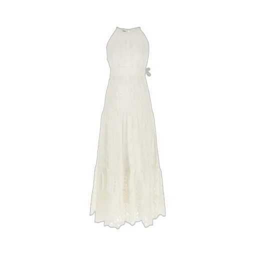 Pinko Elasticated Waistband Laced Maxi Dress