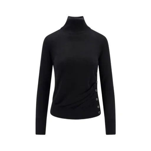 Pinko Side Buttons Turtleneck Jumper