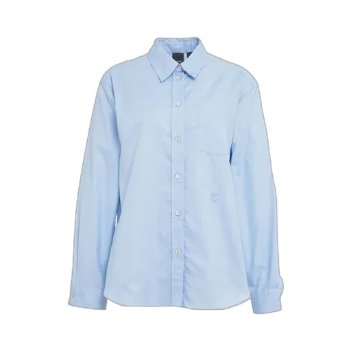 Pinko Love Birds Embroidered Oxford Shirt