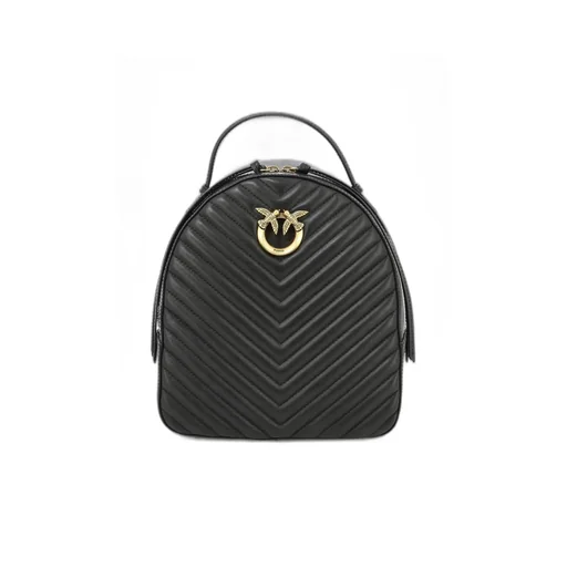 Pinko Love Birds Quilted Backpack