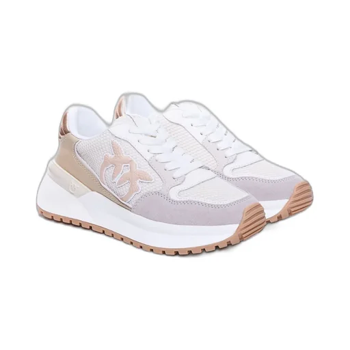 Pinko Gem Lace-Up Sneakers