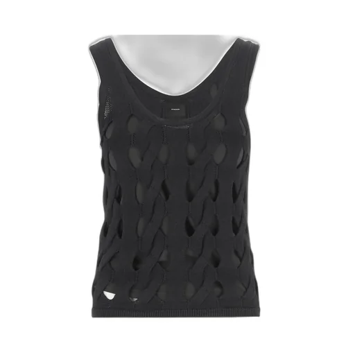Pinko Cut-Out Knitted Sleeveless Top