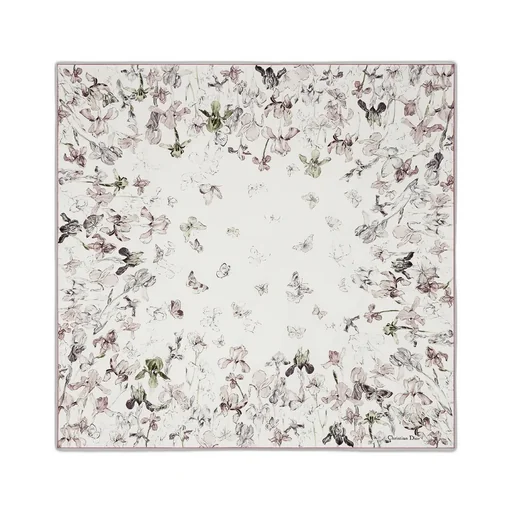 Butterflies & Iris 90 Square Scarf
