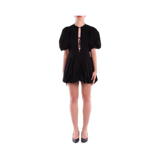 Pinko Buckled Pleated Mini Dress