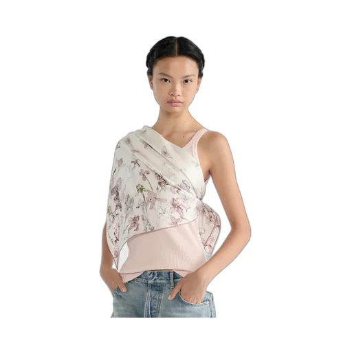Butterflies & Iris 90 Square Scarf
