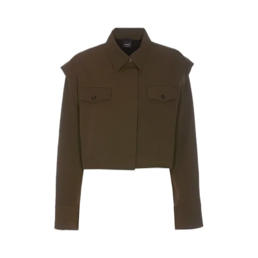 Pinko Collared Long-Sleeved Shirt