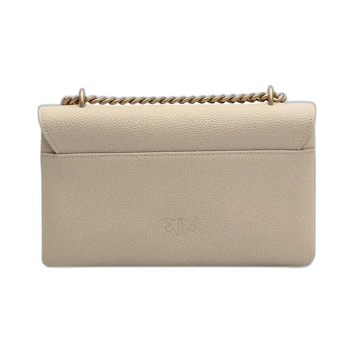 Pinko Logo Plaque Chained Shoulder Bag