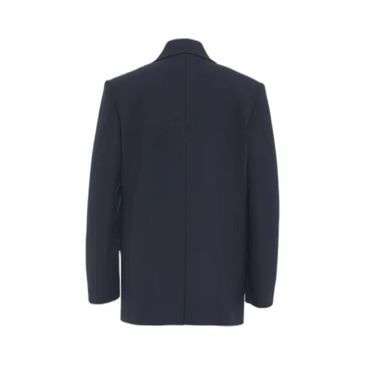 Pinko Mirror-Detailed Double Breasted Striped Blazer
