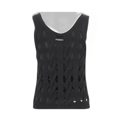 Pinko Cut-Out Knitted Sleeveless Top