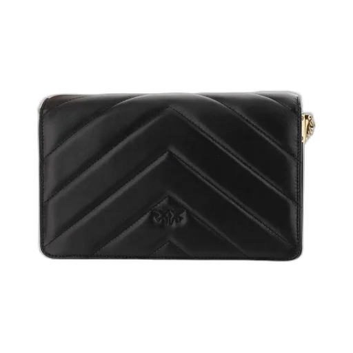 Pinko Love Quilted Chain-Linked Shoulder Bag