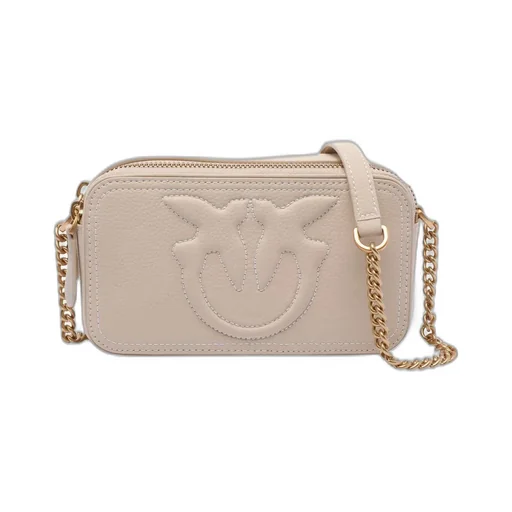 Pinko Carrie Logo Embossed Camera Bag