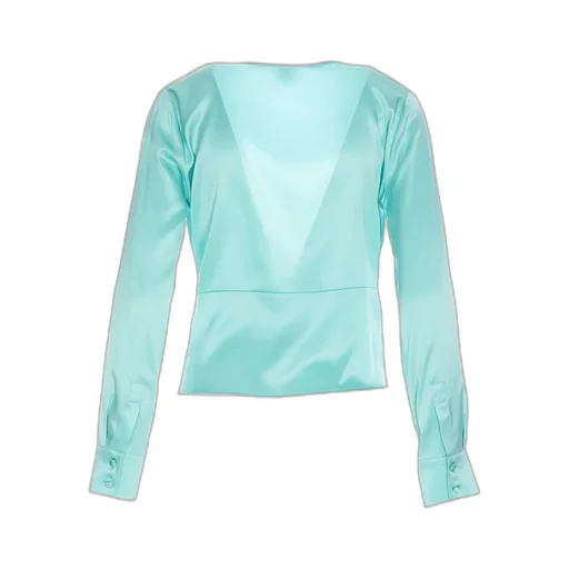 Pinko V-Neck Satin Blouse