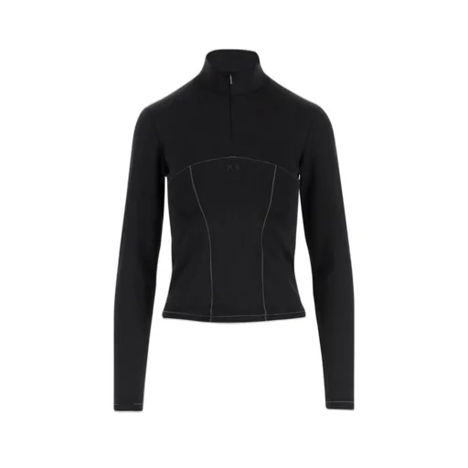 Pinko Long-Sleeved Half-Zipped Top