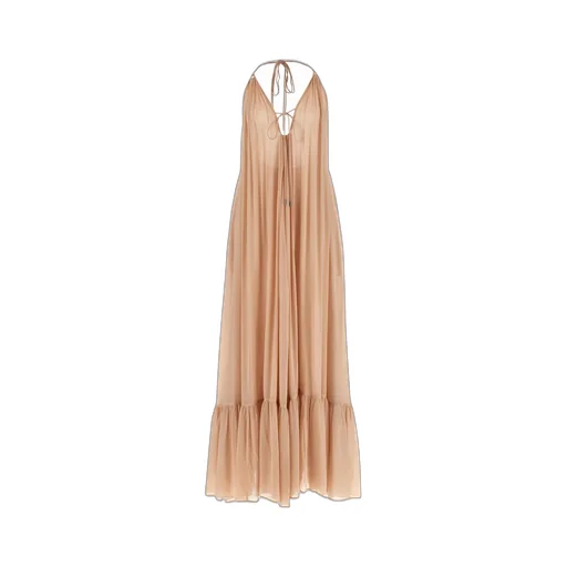 Pinko Open Back Wide Long Dress