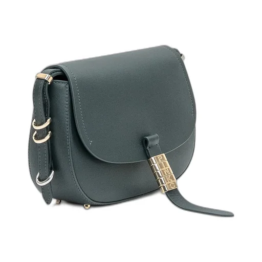 Pinko Saddle Foldover Top Mini Crossbody Bag