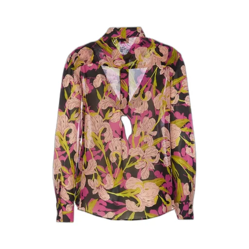 Pinko Floral-Printed Long-Sleeved Buttoned Shirt