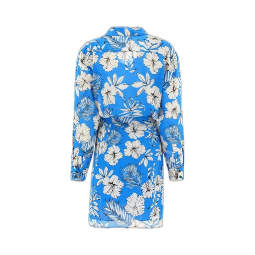 Pinko Floral Printed Long-Sleeved Dress