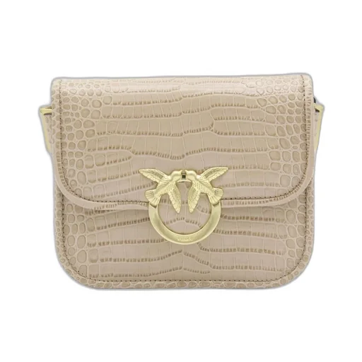 Pinko Embossed Shoulder Bag