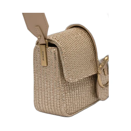 Pinko Love One Chain-Linked Crossbody Bag