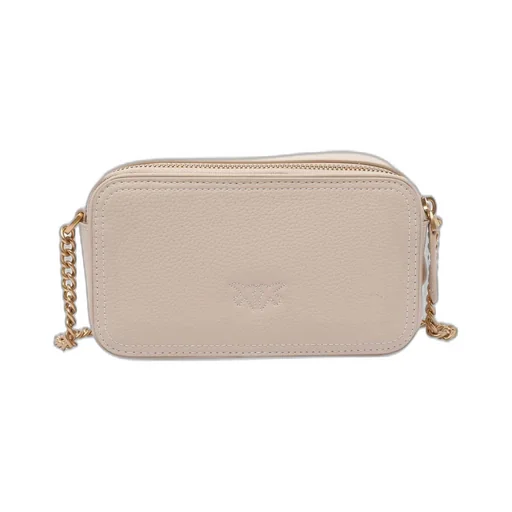 Pinko Carrie Logo Embossed Camera Bag