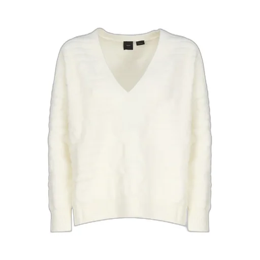 Pinko Long-Sleeved V-Neck Jumper