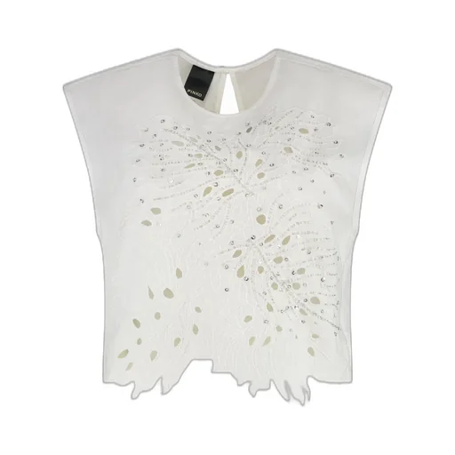 Pinko Embellished Cutout Top
