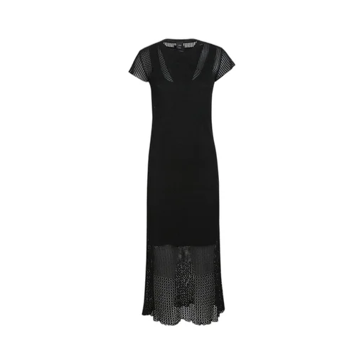 Pinko Monviso Perforated Motif Long Summer Dress