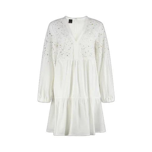 Pinko Embellished Openwork Mini Dress