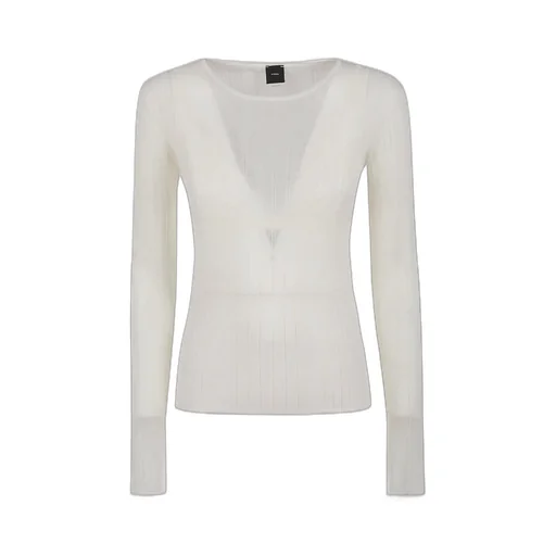 Pinko Semi-Sheer Ribbed Jumper