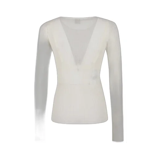 Pinko Semi-Sheer Ribbed Jumper