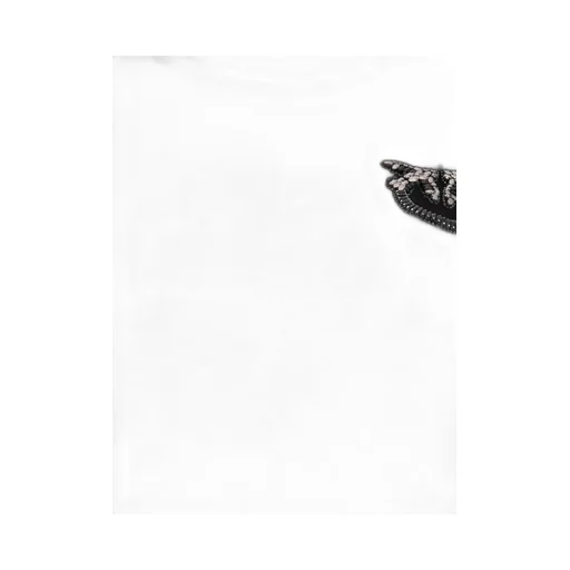 Pinko Love Birds Embellished Crewneck T-Shirt
