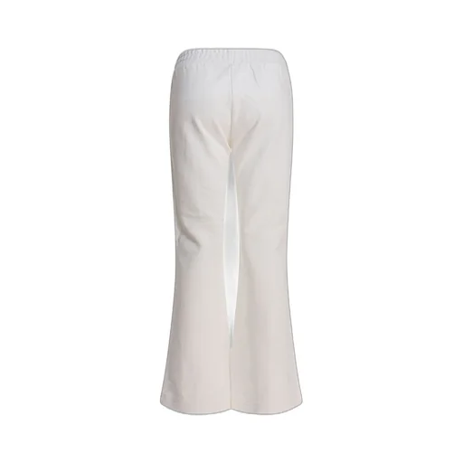 Pinko Logo Printed Drawstring Flared Trousers