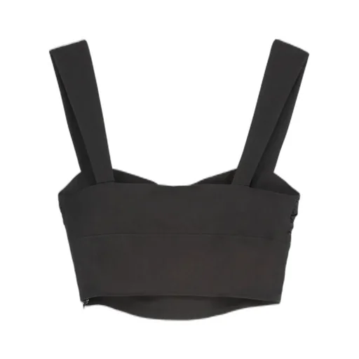 Pinko Button-Detailed Crop Top