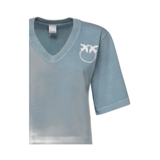 Pinko Logo Printed Cropped T-Shirt