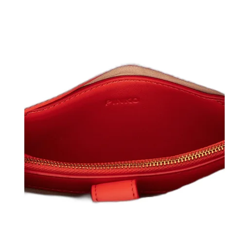 Pinko Mini Love Puff Chain Linked Crossbody Bag