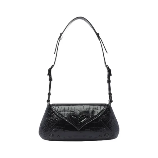 Pinko Heart Embellished Shoulder Bag