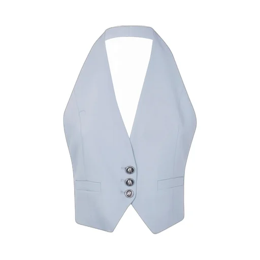Pinko Halterneck Cropped Vest