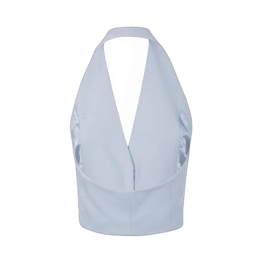 Pinko Halterneck Cropped Vest