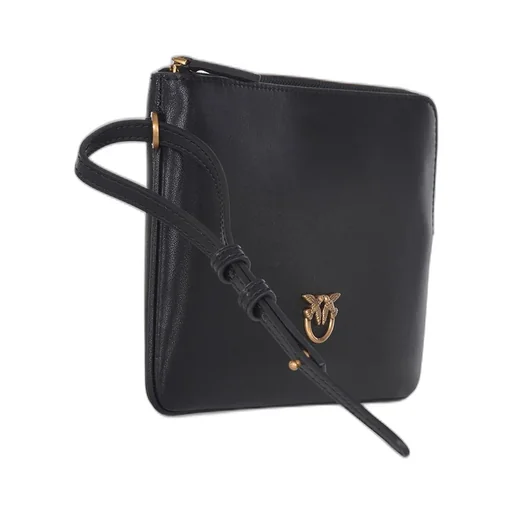 Pinko Bird Logo Plaque Wrist Clutch Bag